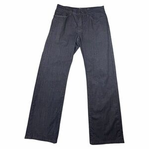 John Varvatos USA Authentic Fit Straight Leg Designer Men’s Jeans Dark Wash 32R